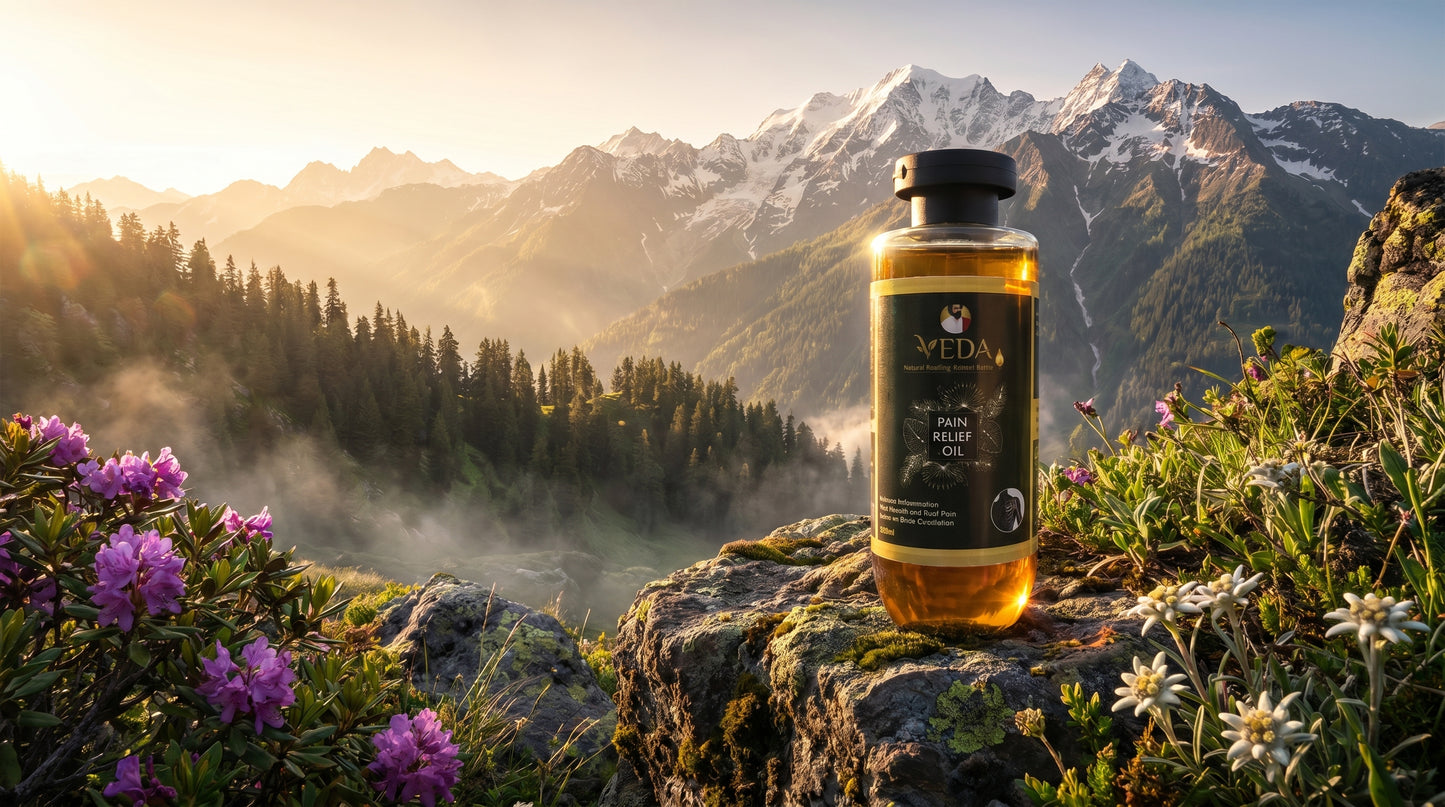 Veda Pain Relief Oil – 100% Natural Ayurvedic Formula for Joint & Muscle Care