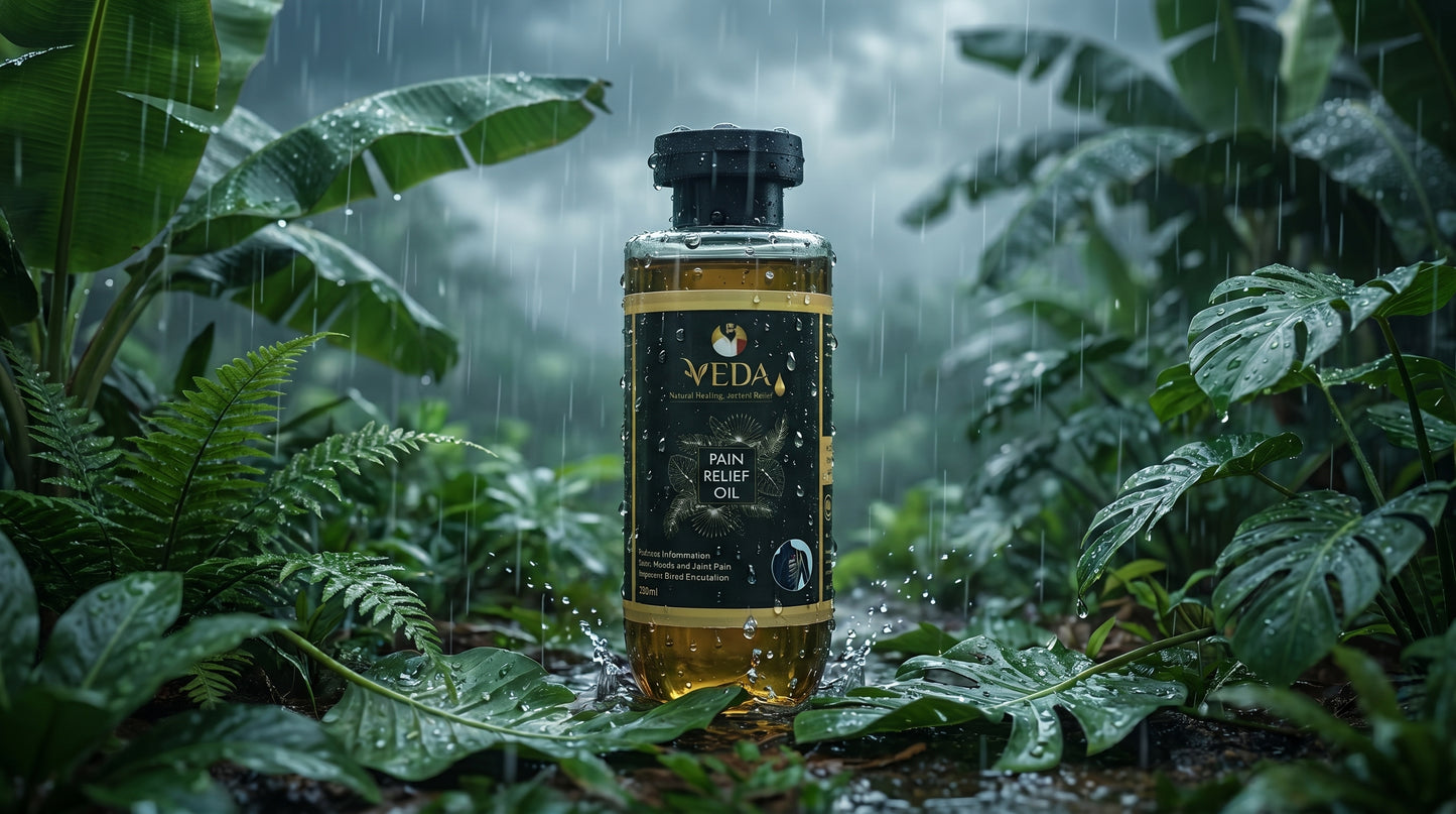 Veda Pain Relief Oil – 100% Natural Ayurvedic Formula for Joint & Muscle Care